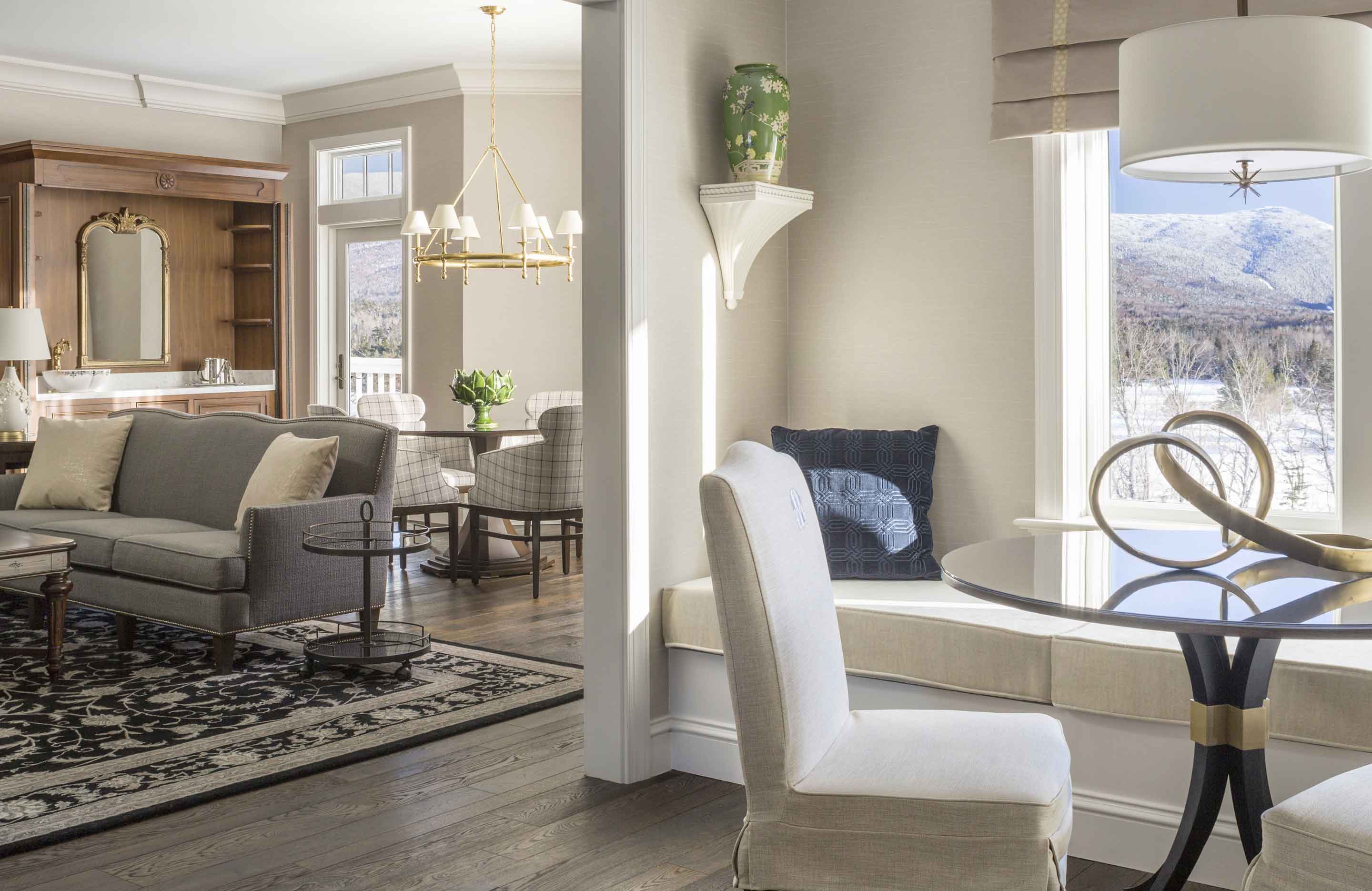 Living room in suite