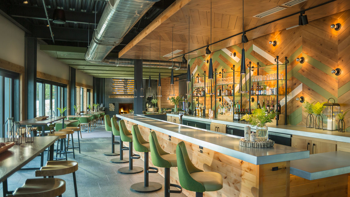 Interior of bar.