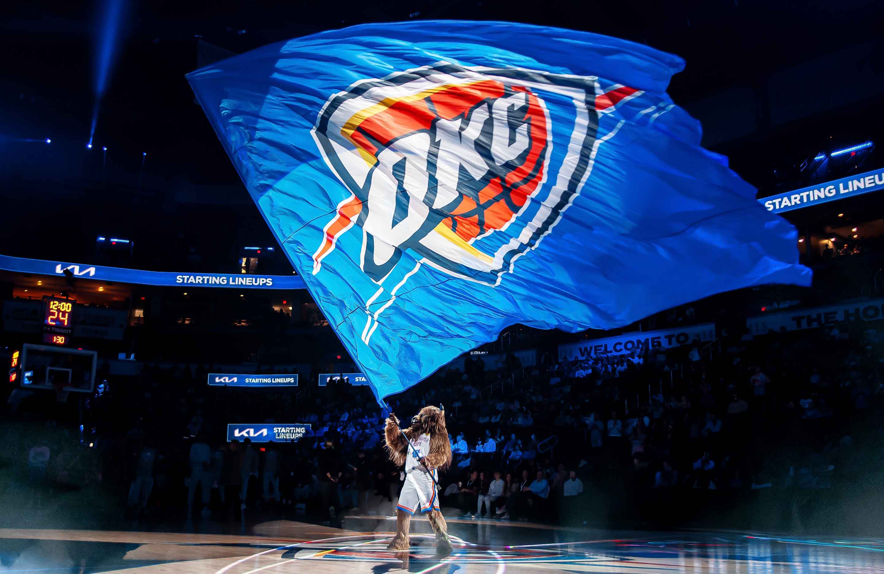 Thunder mascot