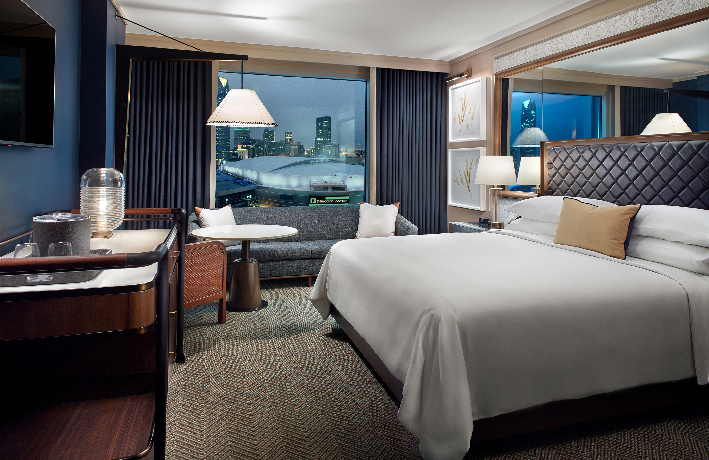 King room with view. 