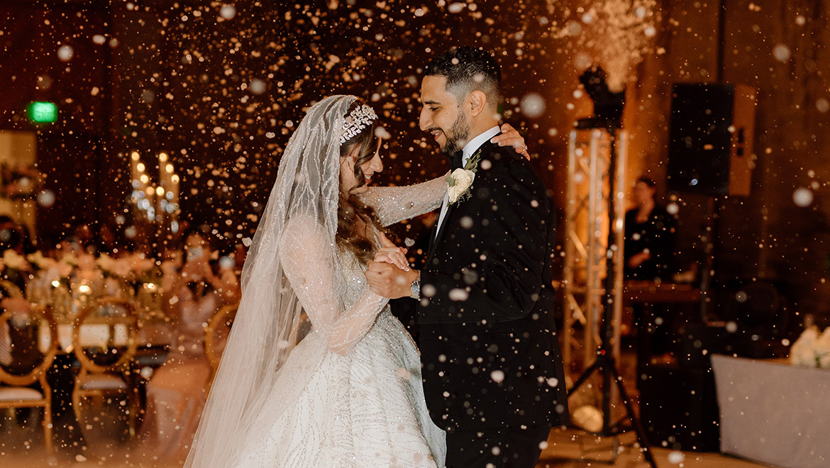 Omni Oklahoma City wedding set up