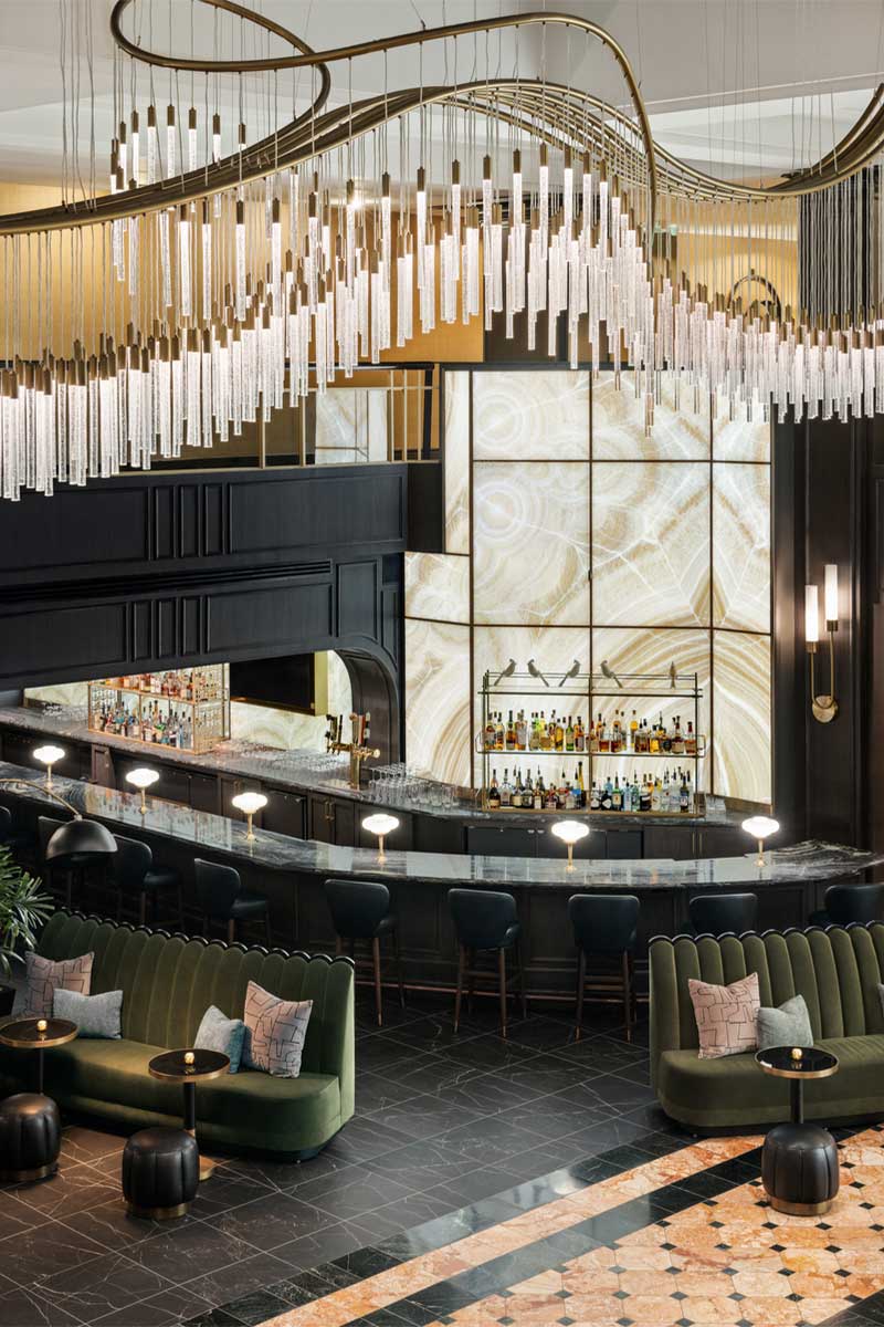 Hotel bar area