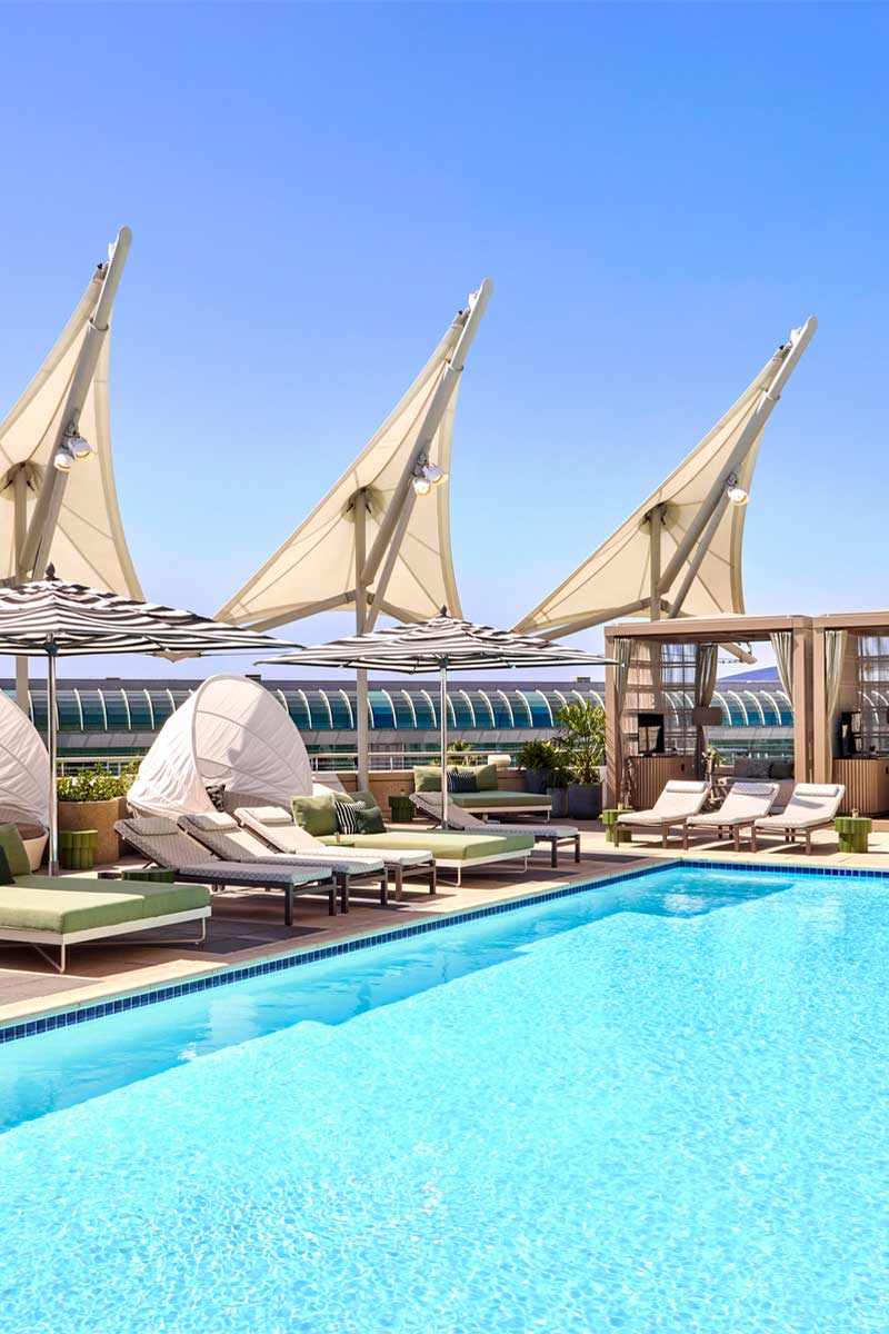 Rooftop pool