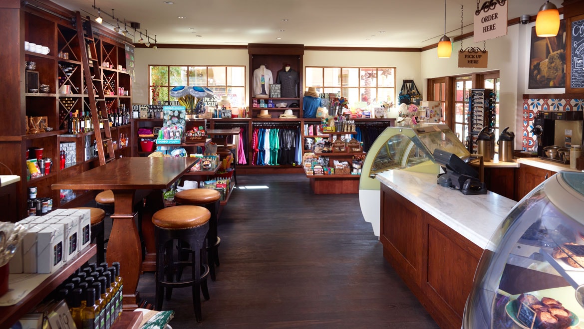 Resort boutique shopping