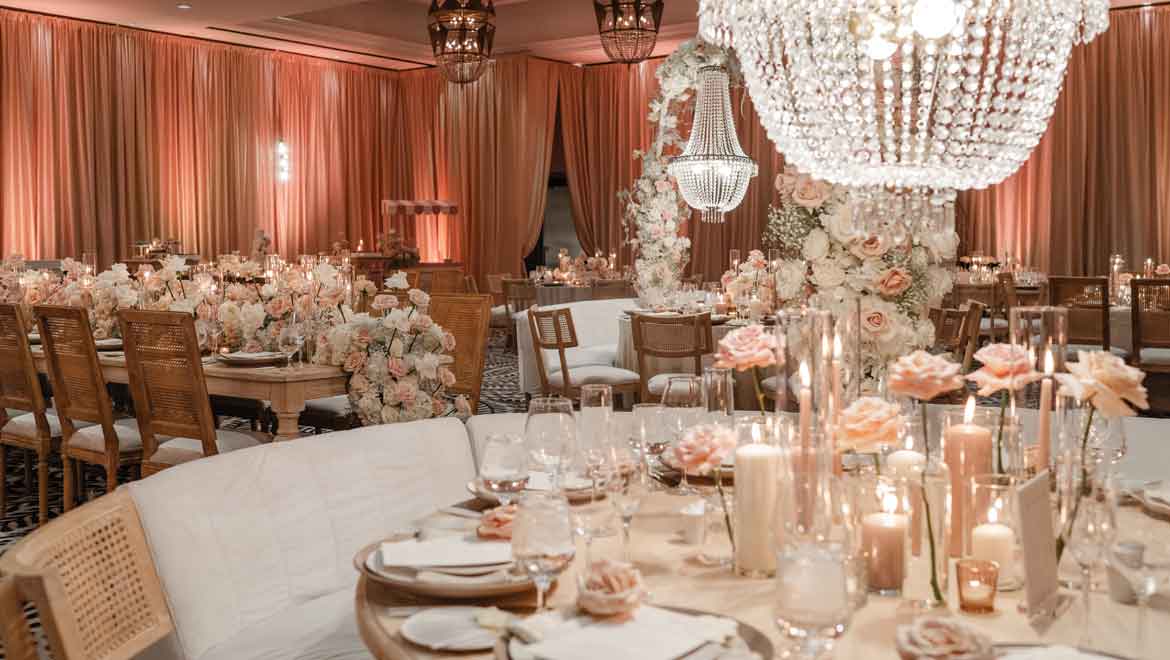 Reception set up