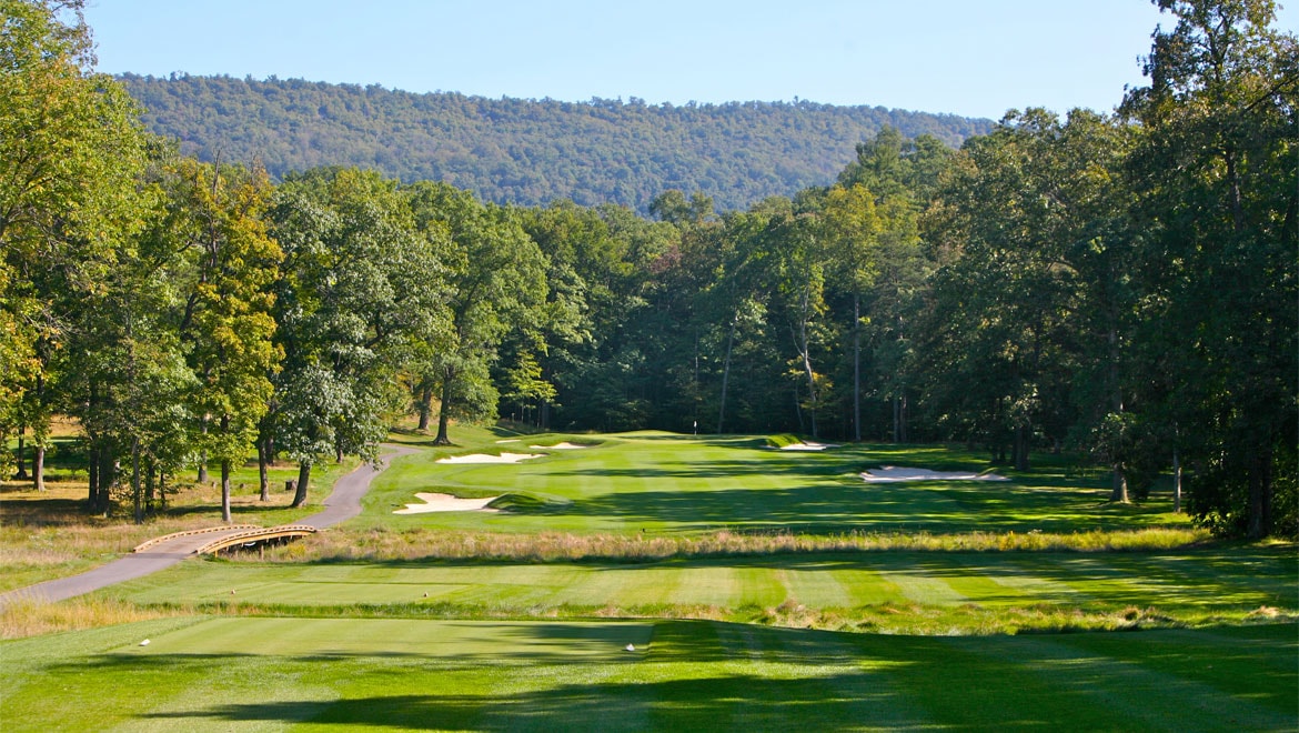 Golf course in Bedford Springs