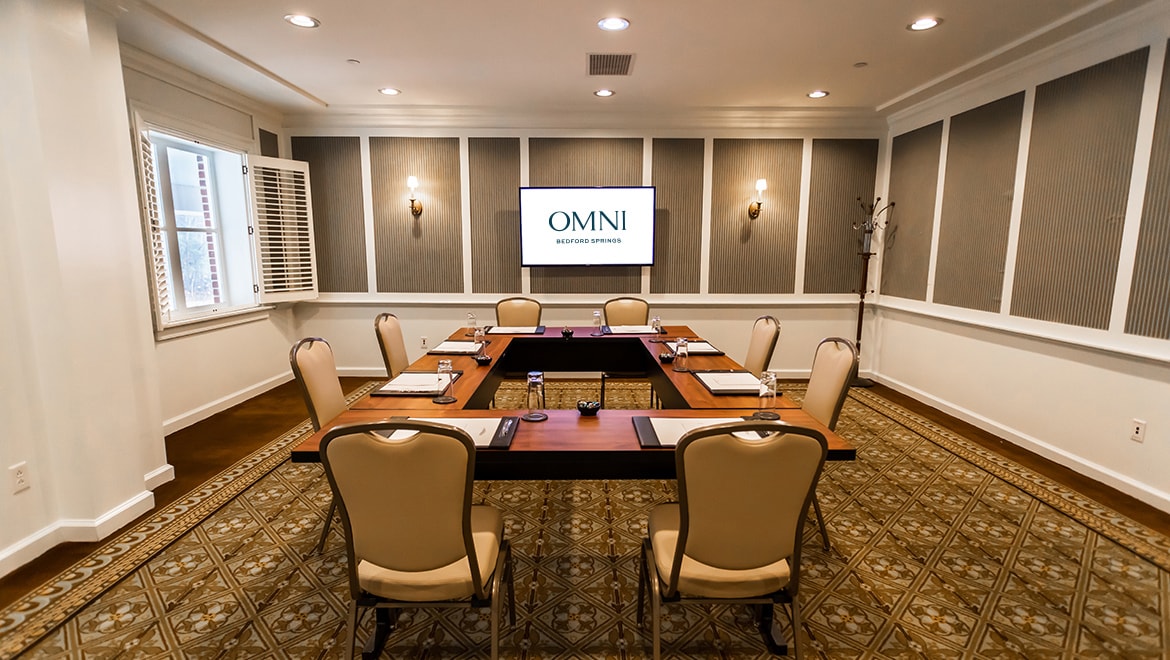 Omni Bedford springs Meeting Spaces