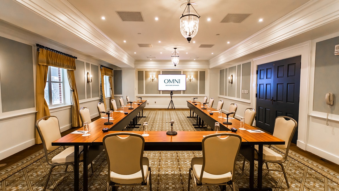 Omni Bedford springs Meeting Spaces