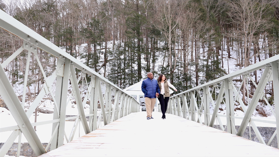 winter walk - Omni Bedford springs 