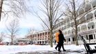Hotel Exterior in winter - Omni Bedford springs 