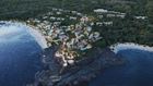 Aerial view of property