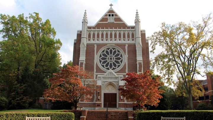Chapel University clock tower.
