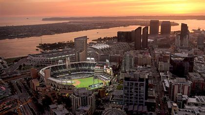 Aerial of Petco Park