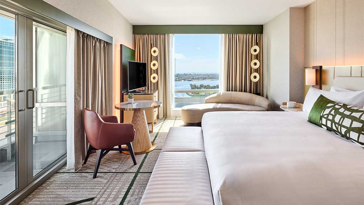 Premier corner room with king size bed