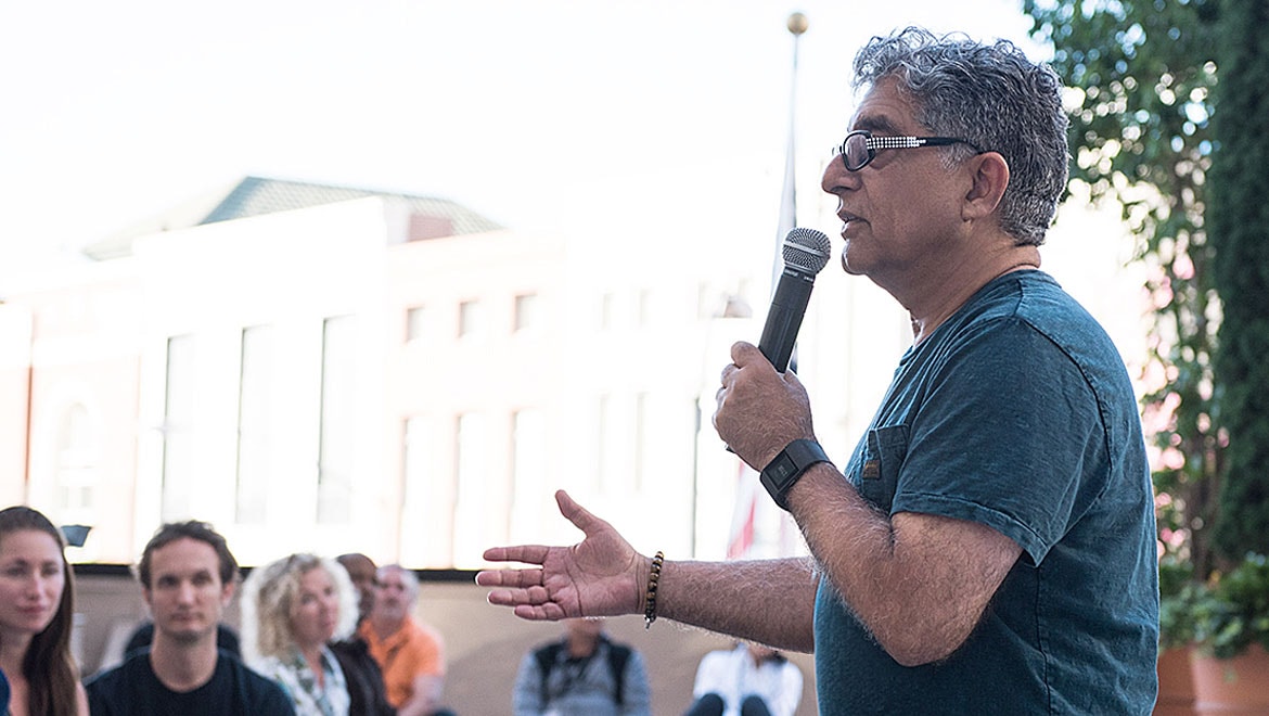 Deepak speaking