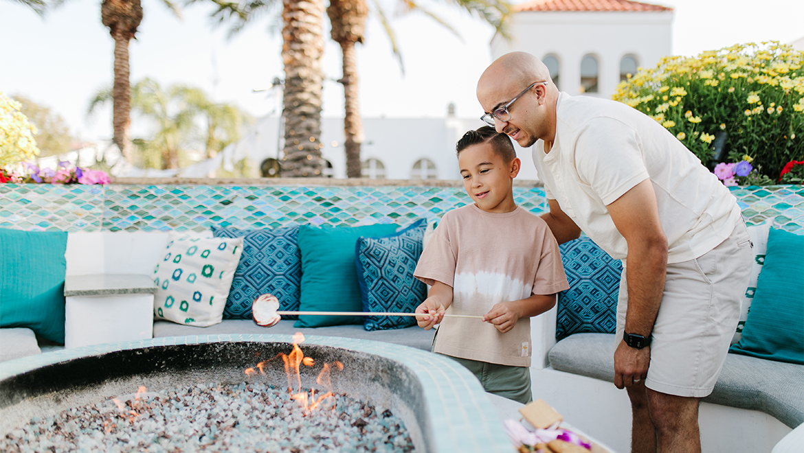 Family Roasting S'mores