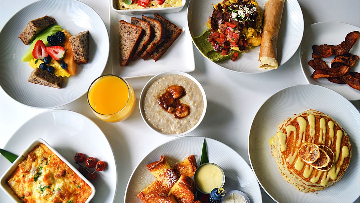 Vue breakfast