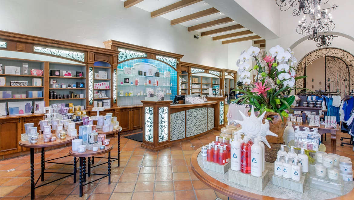 Spa retail store.