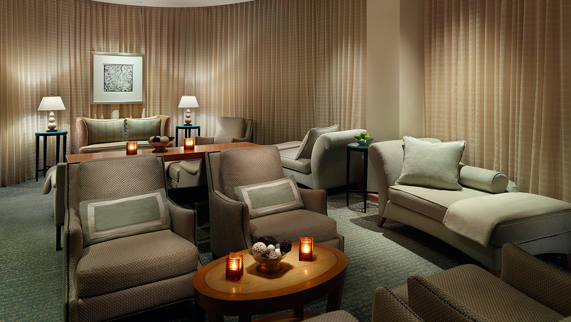 Spa relaxation room.