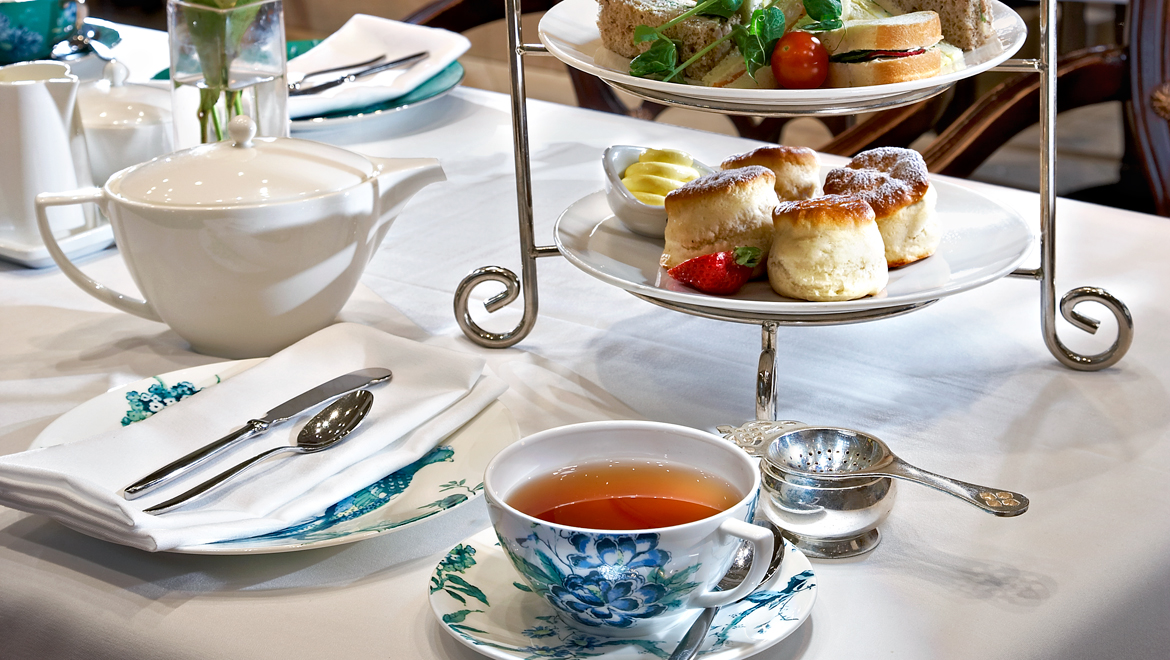 Tea table and treats