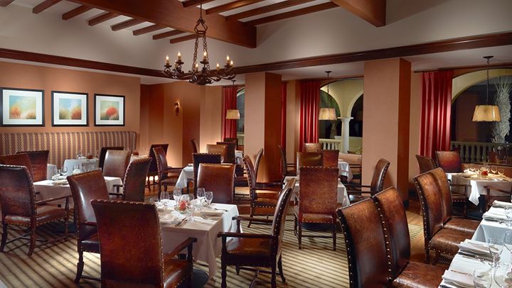 Interior dining area of Bob's Steak House.