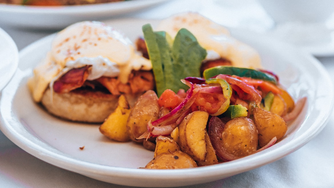 Eggs and potatoes
